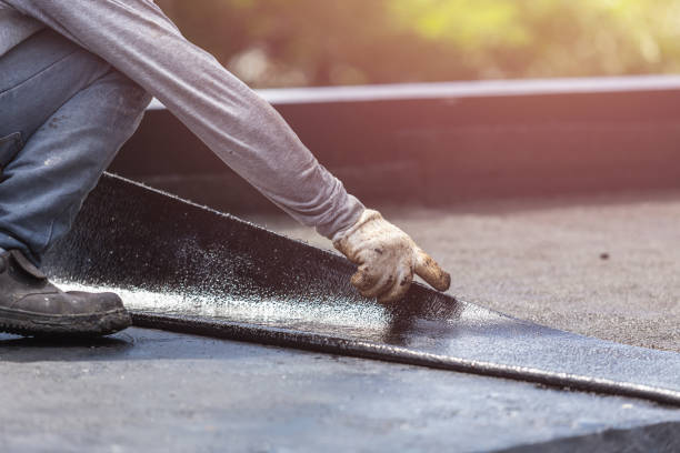 Professional Waterproofing technician working in Sardinia, OH